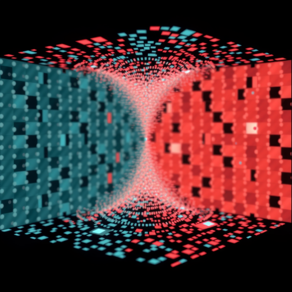 Visualization of latent space representations showing how video features are encoded and decoded in the diffusion process